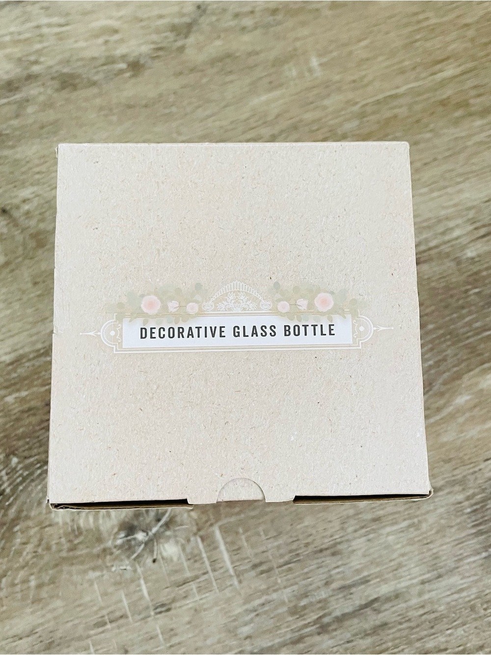 Cracker Barrel Decorative White Hobnail Glass Bottle with Ball Stopper - Picture 3 of 6